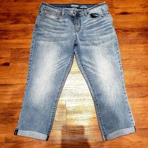 Modern Skinny Crop Cuffed Jeans